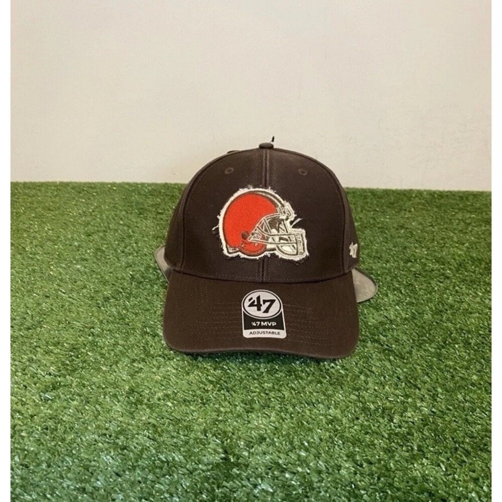Cleveland Browns hat cap strap back brown orange '47 mvp new dad nfl retro
